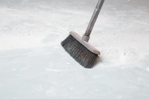 concrete floor dusting-Diamond Custom Coatings