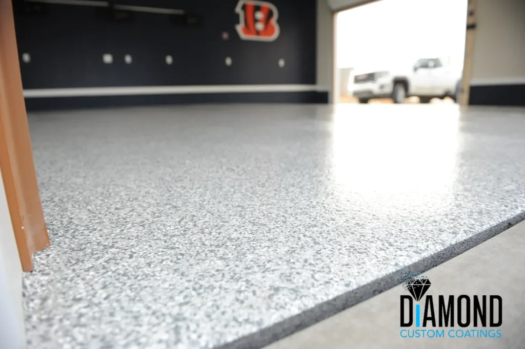 Diamond Custom Coatings-Gravel-Flake Colors